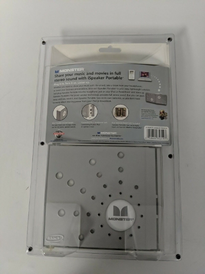 Picture of Monster Cable iSpeaker iPod Portable Speakers (AI SPKR-PT)