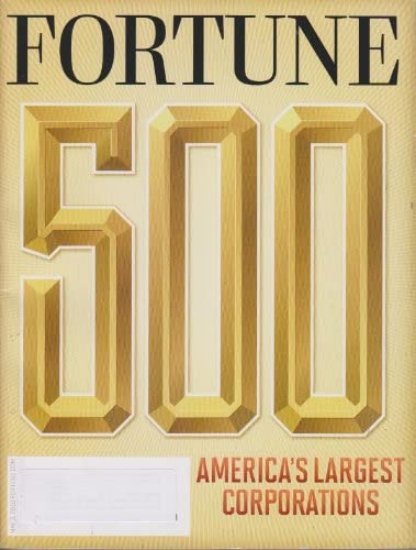 Picture of Fortune Magazine May 3, 2010 Fortune 500 America's Largest Corporations (Vol 161 Number 6) [Unknown Binding]