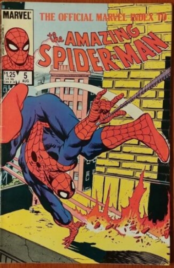 Picture of The Official Marvel Index to the Amazing Spider-man #5 August 1985 [Comic]