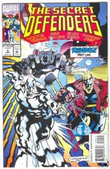 Picture of The Secret Defenders #9 (Vol. 1, No. 9, November 1993) [Comic] Marvel Comics